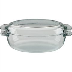 Pyrex Oval Glass Casserole Dish 4.5Ltr