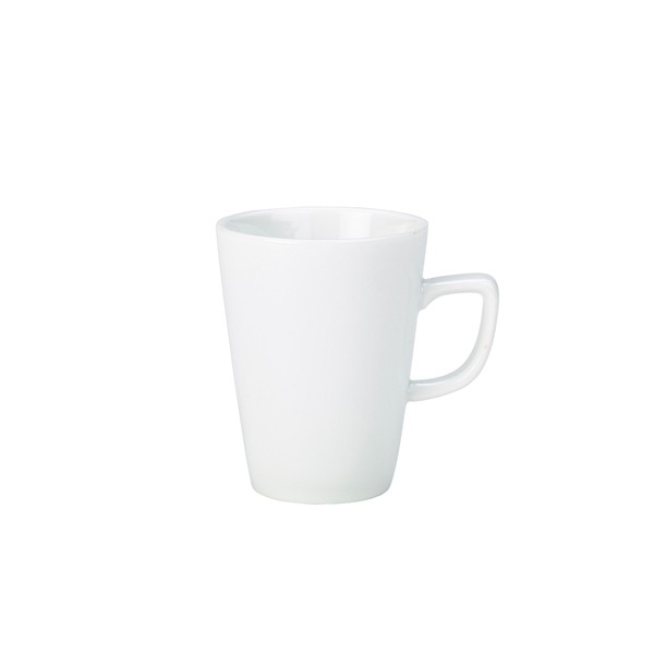 Genware Porcelain Conical Coffee Mug 22cl/7.75oz