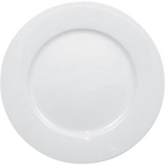 Olympia Whiteware Wide Rimmed Plate - 28cm 11 (Box 6)