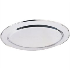 Olympia Stainless Steel Oval Serving Tray 300mm
