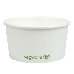Vegware Compostable Hot Food Pots 170ml / 6oz (Pack of 1000)