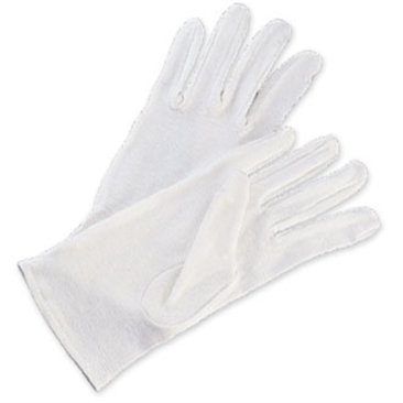 Waiting Gloves Mens White 100% Cotton - Size M-L