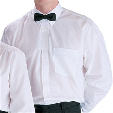 Mens Long Sleeve Shirt White - Size XS-XXL
