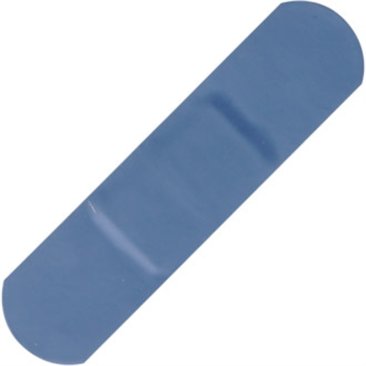Blue Detectable Plasters Standard - 75x25mm (Pack 100)