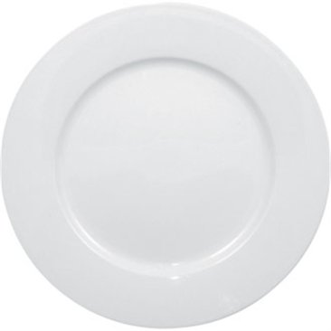 Olympia Whiteware Wide Rimmed Plate - 20cm 8 (Box 12)