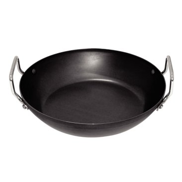 Vogue Black Iron Paella Pan