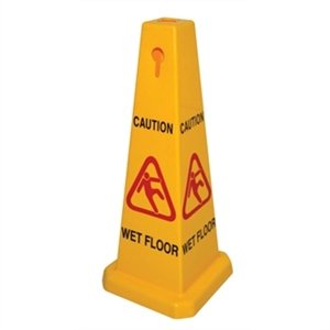 Cone Wet Floor Safety Sign