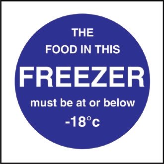 Food In This Freezer Sign