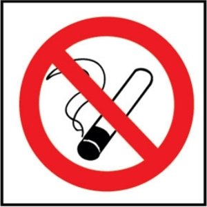 No Smoking Symbol Sign.