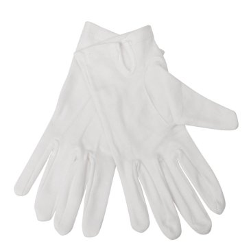 Waiting Gloves Mens White 100% Cotton - Size M-L