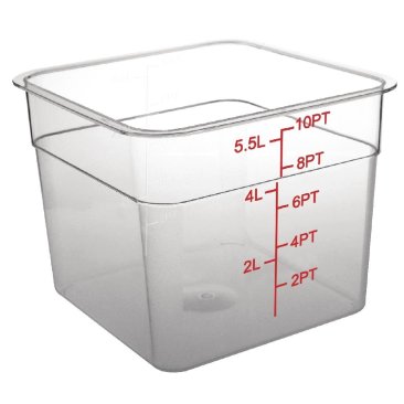 Polycarbonate Square Storage Container 5.5Ltr