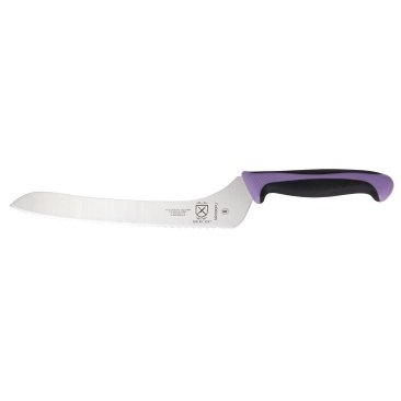 Mercer Millenia Purple Allergens Bread Knife - 9"