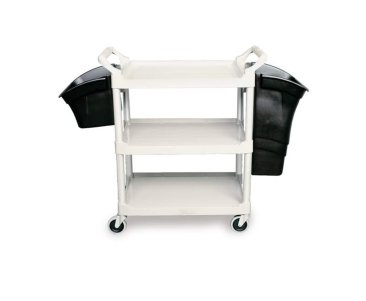 Rubbermaid Off White Compact Utility Trolley