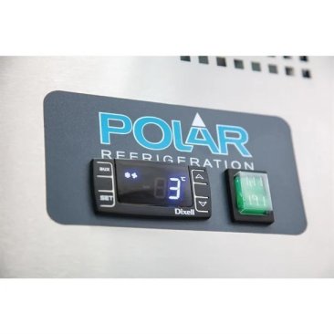 Polar U-Series Triple Door Counter Fridge 417Ltr