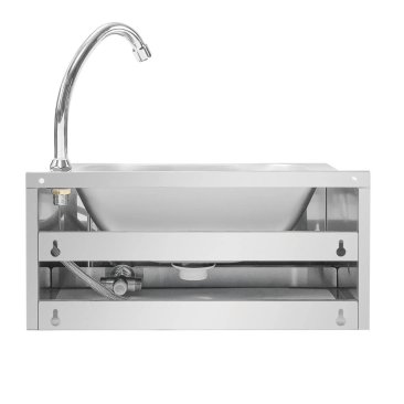 Vogue Stainless Steel Knee Operated Sink