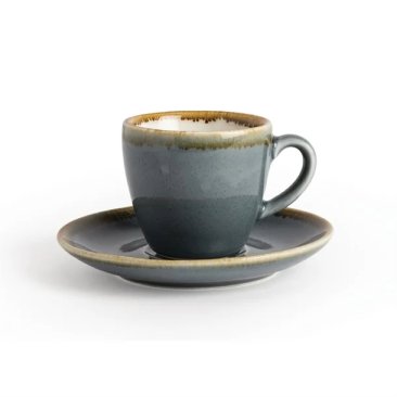 Olympia Kiln Espresso Saucer Ocean (Pack of 6)