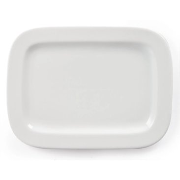 Olympia Whiteware Round Rectangle Plate - 230x170mm 9x6 3/4 (Box 12)