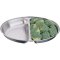 Oval Vegetable Dish St/St 2 division - 305mm 12