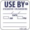 Removable Use By Labels (Pack of 1000)