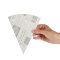 Biodegradable Newspaper Print Paper Chip Cones 183mm (Pack of 1000)